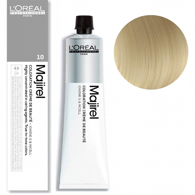 10 Екстра-світлий блондин натуральний Фарба для волосся стійка, 60 мл  Majirel L`Oreal Professionnel (оновлений формат)