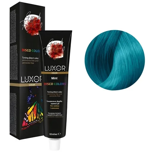 М`ятний (Mint) Тонувальний фарбник прямої дії, 100 мл DISCO COLORS LUXOR Professional