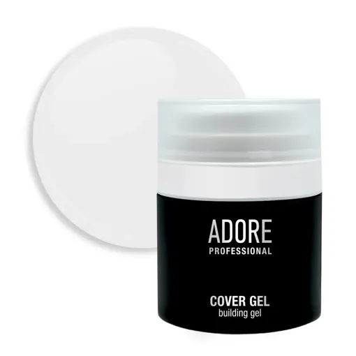 Гель для нарощування з помпою №01, 30g Cover Building Gel  ADORE