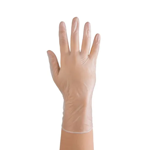 Рукавички вінілові, нестерильні, неприпудрені, розмір S (100 шт), колір: ПРОЗОРИЙ easyCARE vinyl Pf ZARYS