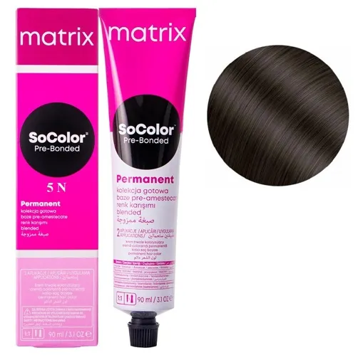 5N світлий шатен натуральний Крем-фарба для волосся, 90 мл SoColor Pre-Bonded MATRIX (оновлений дизайн)