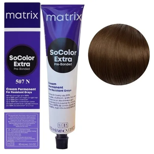 507N блондин натуральний Крем-фарба для волосся, 90 мл SoColor EXTRA Pre-Bonded  MATRIX (оновлений дизайн)