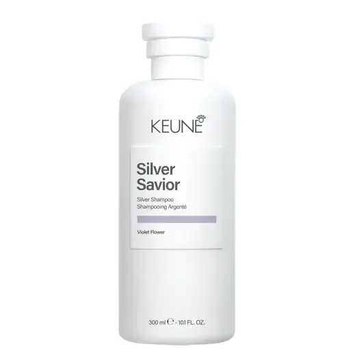 Шампунь з фіолетовими пігментами для нейтралізації жовтизни "Срібний блиск", 300 мл Shampoo Silver Savior Care KEUNE