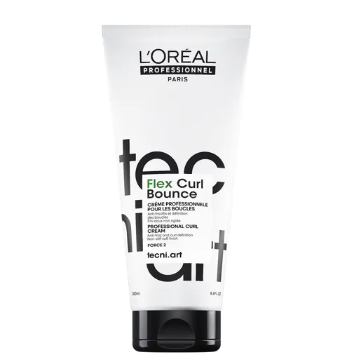 Крем-гель для стійких виражених кучерів з антистатичним ефектом, 200 мл (Force 2) Cream Flex Curl Bounce Tecni.Art L’Oreal Professionnel