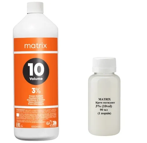 Крем-оксидант  3% (10 vol), 90 мл Creme Oxydant MATRIX (розлив)