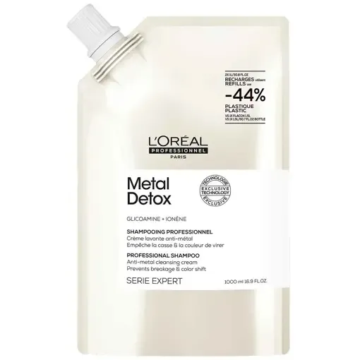Шампунь проти металевих накопичень, 1000 мл (Refil) Shampoo Metal Detox Serie Expert L`Oreal Professionnel