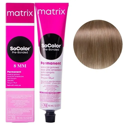 8MM світлий блондин мокка мокка Крем-фарба для волосся, 90 мл SoColor Pre-Bonded MATRIX (оновлений дизайн)