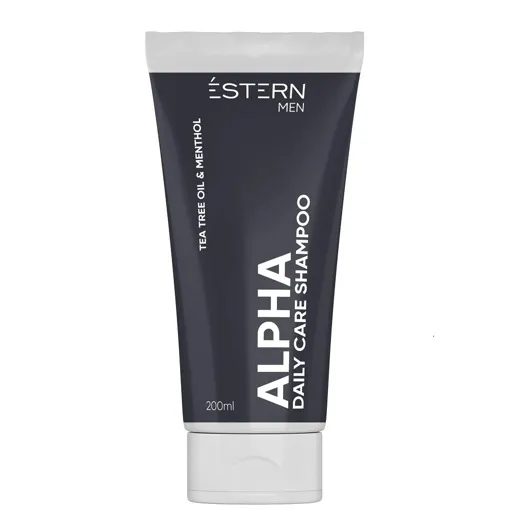 Шампунь-гель 2 в 1 для чоловіків з ментолом, 200 мл Daily Care Shampoo ALPHA MEN ESTERN jNOWA Professional