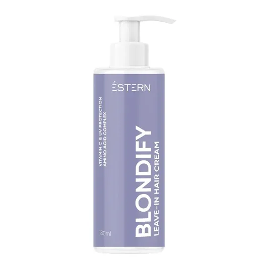 Крем-догляд незмивний для відновлення світлого волосся, 180 мл Leave-in Hair Cream BLONDIFY ESTERN jNOWA Professional