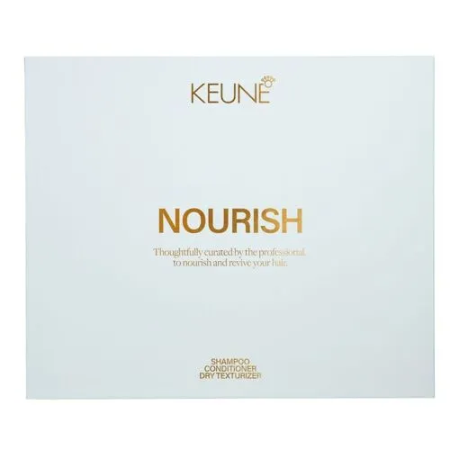 Святковий набір “Живлення” 2025 (шампунь 300мл+кондиціонер 250мл+спрей 75мл) NOURISH Gift set Care KEUNE