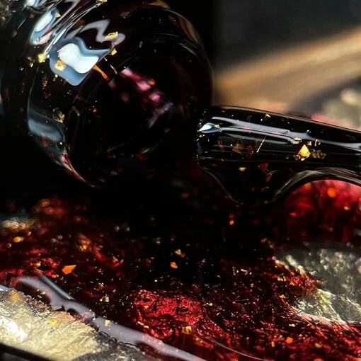 База кольорова з поталлю 10 мл №02 Malbec Potal Base NAILSOFTHEDAY