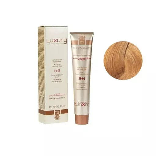 9/3 Дуже світлий блондин золотистий Крем-фарба для волосся з білим чаєм та екстрактом орхідеї, 100 мл LUXURY Haircolor GREEN LIGHT