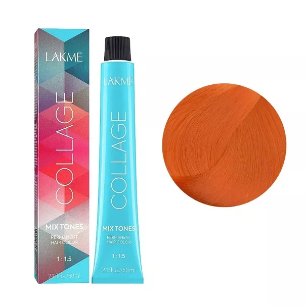 0/40 Мідний MIX  Крем-фарба для волосся стійка, 60 мл Permanent Hair Color COLLAGE LAКME