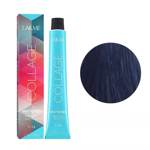 0/70 Синій MIX  Крем-фарба для волосся стійка, 60 мл Permanent Hair Color COLLAGE LAКME