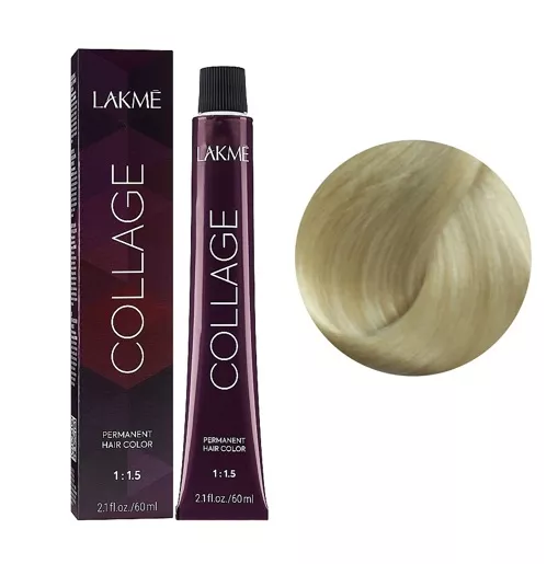 10/00 Платиновий блондин натуральний  Крем-фарба для волосся стійка, 60 мл Permanent Hair Color COLLAGE LAКME