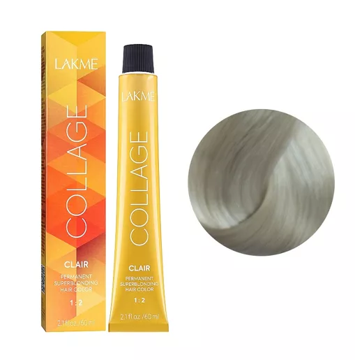 12/17 Суперосвітлюючий світло-білявий попелясто-синій  Крем-фарба для волосся стійка, 60 мл Permanent Hair Color COLLAGE LAКME