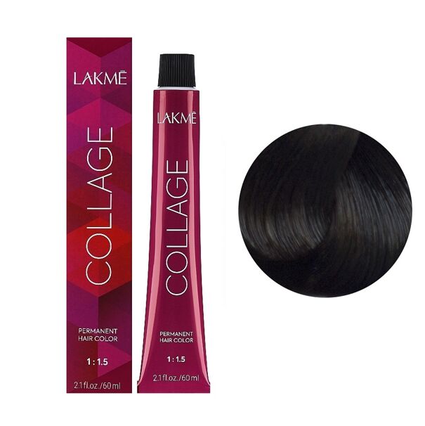5/06 Світло-каштановий натурально-теплий  Крем-фарба для волосся стійка, 60 мл Permanent Hair Color COLLAGE LAКME