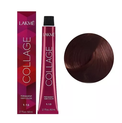 7/50 Середній блондин махагоновий  Крем-фарба для волосся стійка, 60 мл Permanent Hair Color COLLAGE LAКME