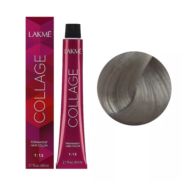 8/17 Світлий блондин попелясто-синій  Крем-фарба для волосся стійка, 60 мл Permanent Hair Color COLLAGE LAКME