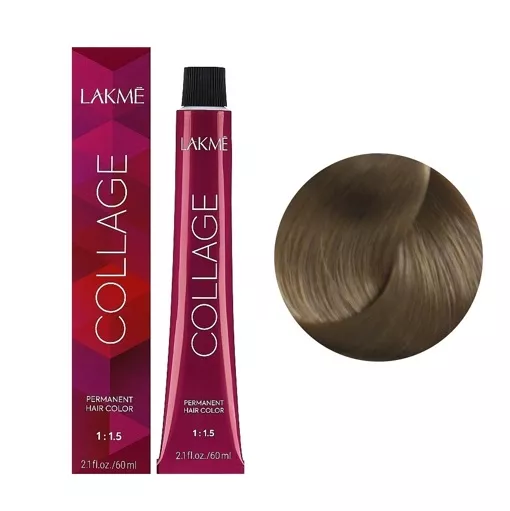 8/30 Світлий блондин золотистий  Крем-фарба для волосся стійка, 60 мл Permanent Hair Color COLLAGE LAКME