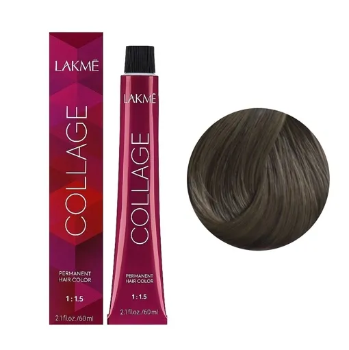 8/60 Світлий блондин коричневий  Крем-фарба для волосся стійка, 60 мл Permanent Hair Color COLLAGE LAКME