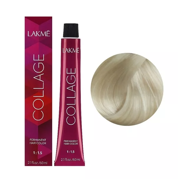 9/32 Дуже світлий блондин золотистисто-фіолетовий  Крем-фарба для волосся стійка, 60 мл Permanent Hair Color COLLAGE LAКME