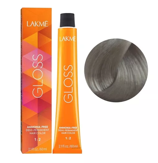 8/17 Світлий блондин попелясто-синій Фарба для тонування волосся без аміаку, 60мл Demi-permanent Hair Color GLOSS LAKME