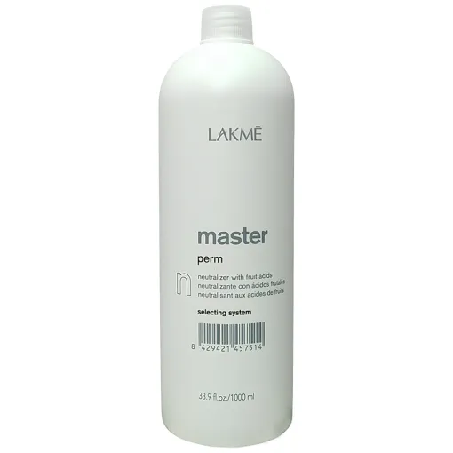 Нейтралізатор лосьйону для хімічної завивки волосся, 1000 мл 45751 Neutralizer Master Perm LAKME 