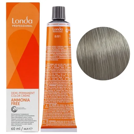 8/81 світлий блондин перлинно-попелястий Демі-перманентна фарба без аміаку, 60 мл Demi-Permanent Color Londa Professional
