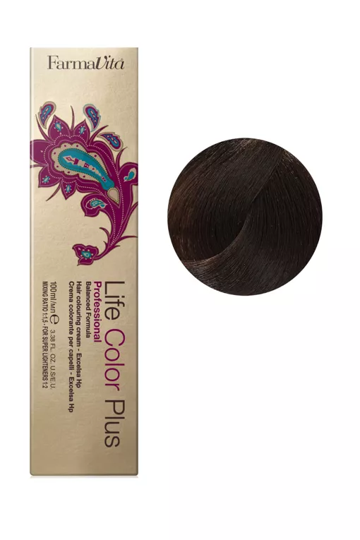 6/46 темний блондин мідно-червоний Фарба для волосся 100 мл.Life Color Plus FarmaVita