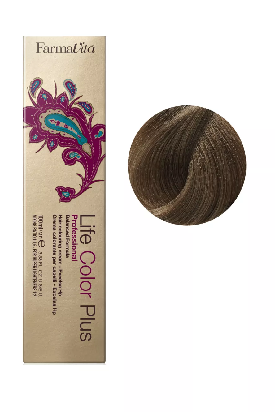 7/0 блондин натуральний Фарба для волосся 100 мл.Life Color Plus FarmaVita