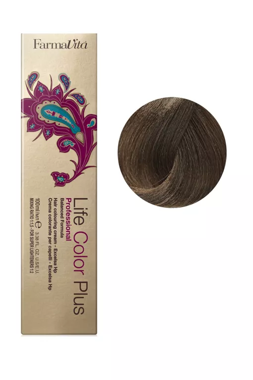 7/00 насичений блондин Фарба для волосся 100 мл.Life Color Plus FarmaVita