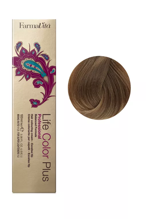 8/13 світлий блондин бежевий Фарба для волосся 100 мл.Life Color Plus FarmaVita