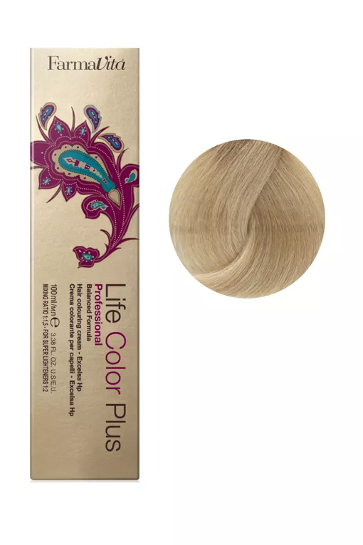 9/07 холодний дуже світлий блондин Фарба для волосся 100 мл.Life Color Plus FarmaVita