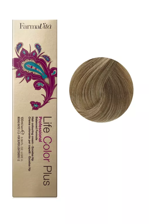 9/1 дуже світлий блондин попелястий100 мл.Life Color Plus FarmaVita