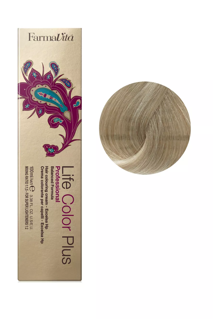 я900 дуже світлий блондин, сильний освітлювачь Фарба для волосся 100 мл.Life Color Plus FarmaVita