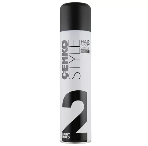 Лак для волосся легкої фіксації 400мл. STYLE CRYSTAL Hair Spray Light Hold (2*)  C:EHKO