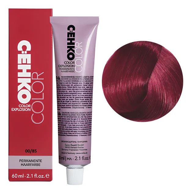 00/85 мікс-тон рожевий Стійка перманентна крем-фарба для волосся, 60 мл Permament Hair Color EXPLOSION C:EHKO