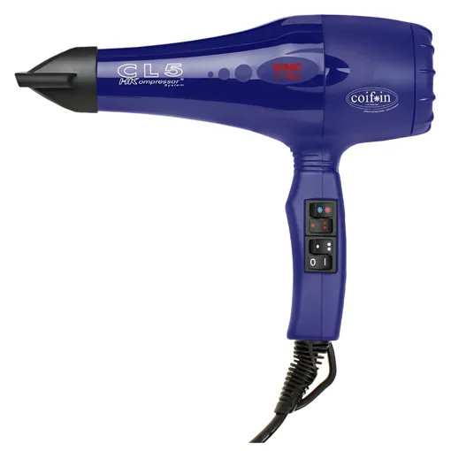 Фен з іонізацією потужністю 2100-2300W CL5 Ionic (колір: Blue) CL5X9AE21A Coifin
