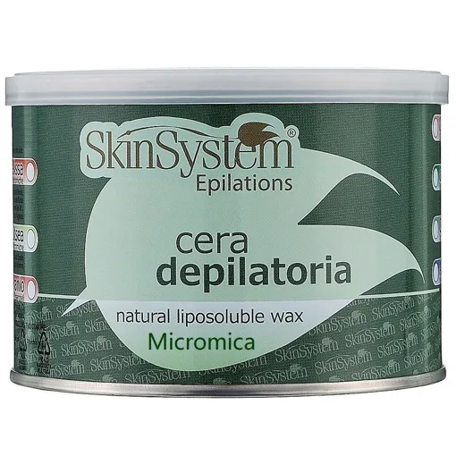 Віск для депіляції в банці Cera Depilatoria MICROMICA, 400 мл Skin System 