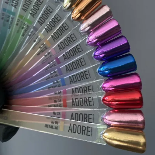 Металева хромована втирка, 0,5 г №07 Metallic Powder ADORE