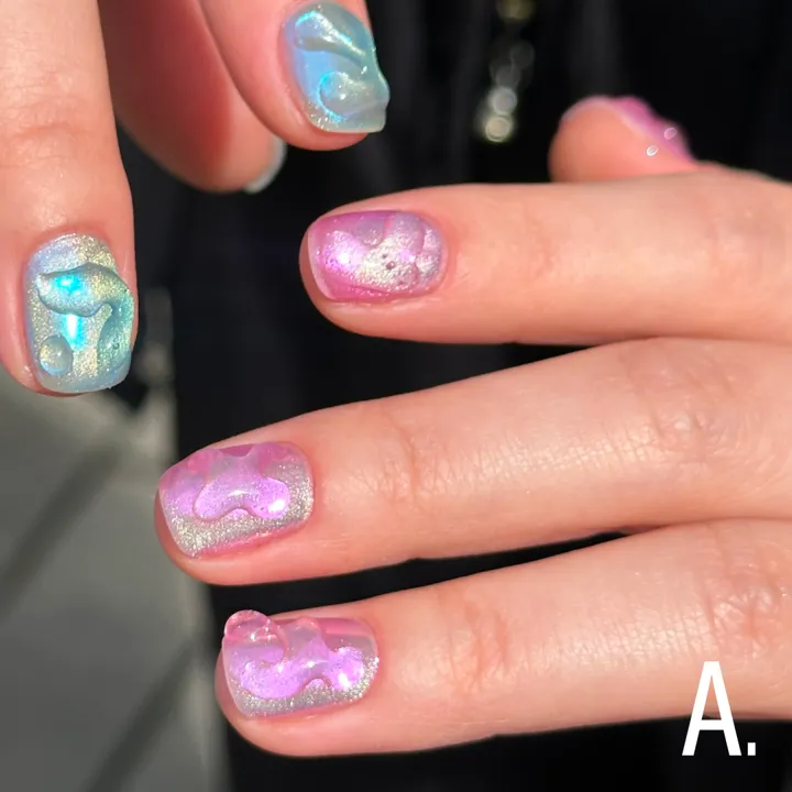 Втирка-хамелеон для нігтів, 0,5г №04 Aurora Powder ADORE