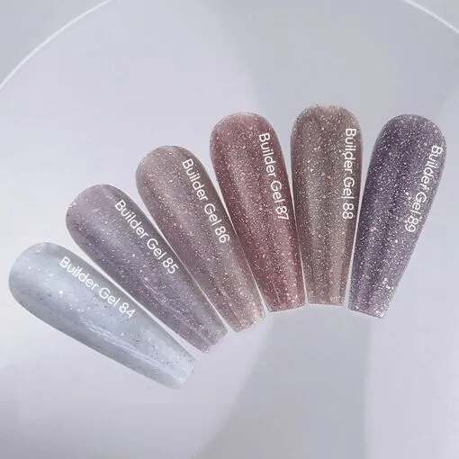 Гель для нарощування нігтів світловідбиваючий, 15 мл №088 Колір: Бежевий з опаловим блиском Builder Gel NAILSOFTHEDAY