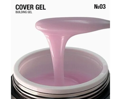 Гель для нарощування з помпою №03, 30g Cover Building Gel  ADORE