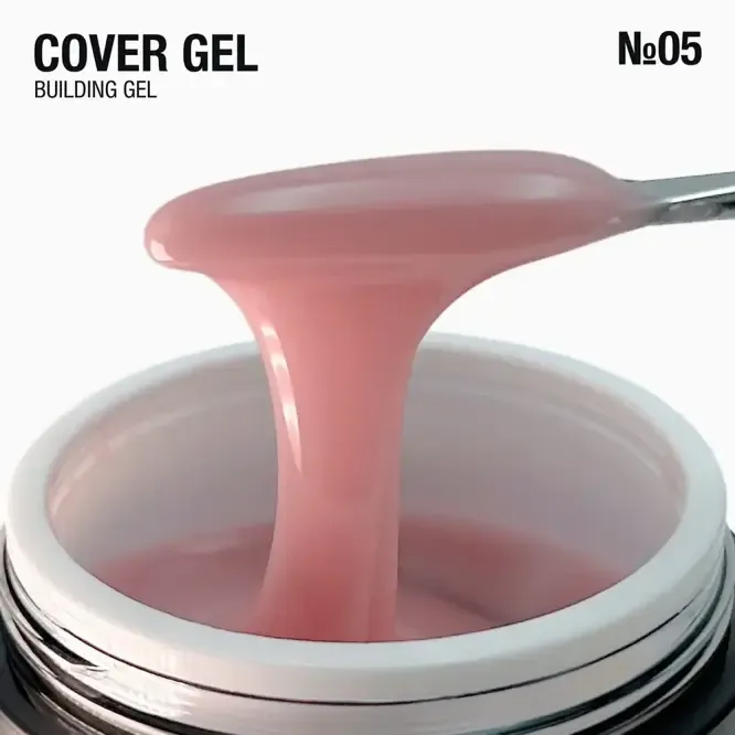 Гель для нарощування з помпою №05, 30g Cover Building Gel  ADORE