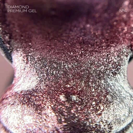 Гель-лак з металевою поталлю, 5 мл №04 Diamond Premium gel – gel polish NAILSOFTHEDAY 