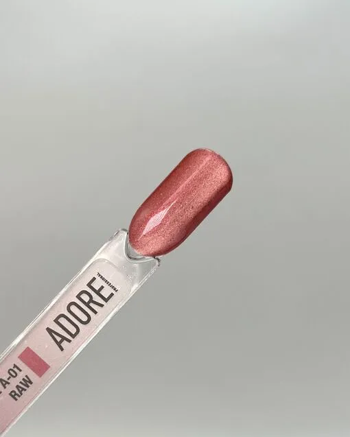 Гель-лак скляне &quot;котяче око&quot;- хамелеон A-01 колір: Вишневий Aura Cat`s Eye Gel Polish ADORE