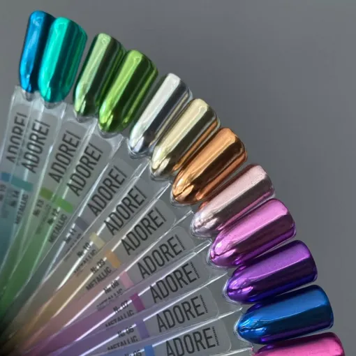 Металева хромована втирка, 0,5 г №13 Metallic Powder ADORE