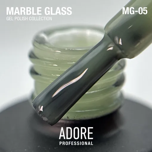 Гель-лак вітражний, 8 мл № MG-05 Marble Glass Gel Polish ADORE