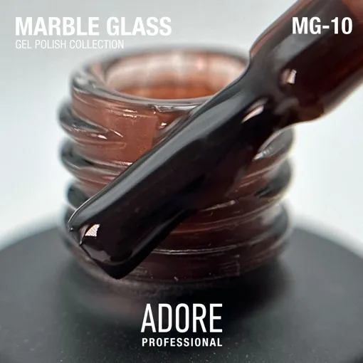 Гель-лак вітражний, 8 мл № MG-10 Marble Glass Gel Polish ADORE